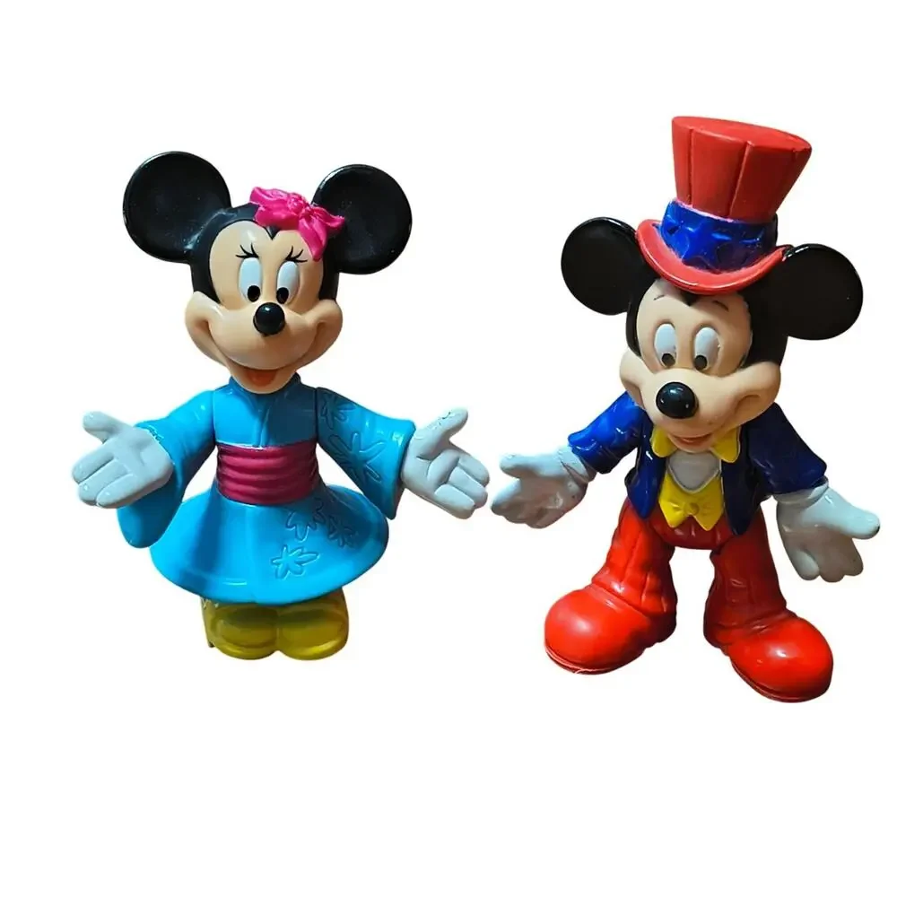 Disney Minnie Mouse & Mickey Set Epcot Center Toy Vintage Action Figure